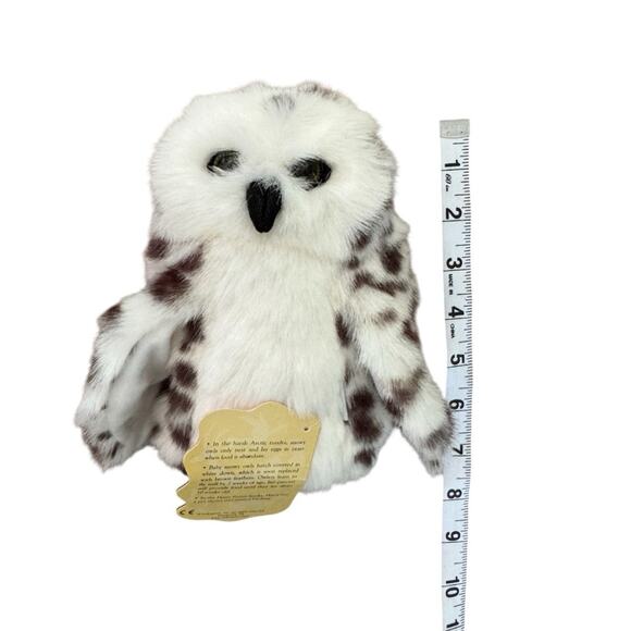 Folkmanis Little Snowy Owl Puppet 8” Interactive Harry Potter Owl Child Size - Picture 8 of 8